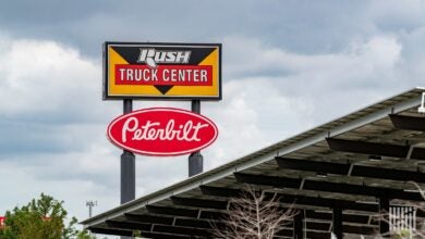 Rush Enterprises-Peterbilt signage