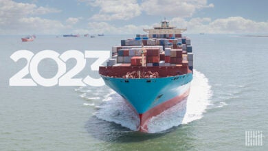 a photo of 2023 shipping review