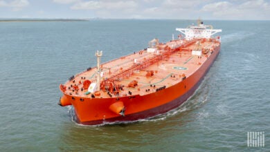 a photo of a crude tanker