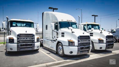 White Mack Trucks