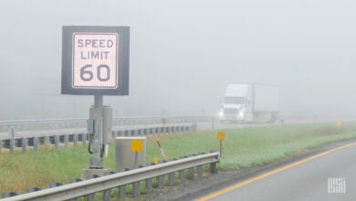 60 mph speed limit sign