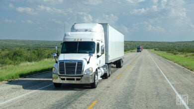 truck on highway