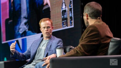 Clayton Griffin, OTR Solutions EVP and chief strategy officer, speaks with Daniel Pickett at the Future of Supply Chain.