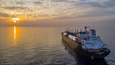 photo of an LNG carrier