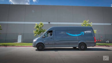 Amazon last-mile delivery vehicle