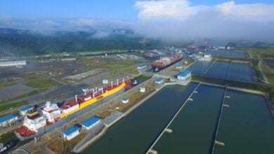 a photo of the Panama Canal