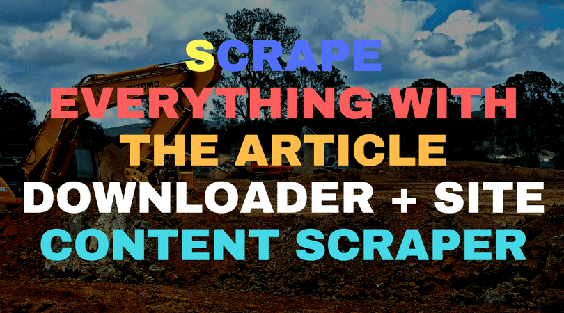 content scraper