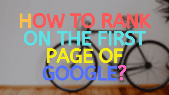 how to rank in google